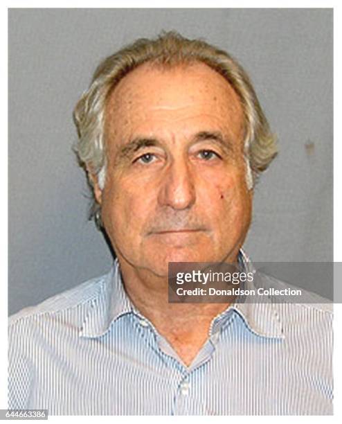 Bernard Madoff mugshot in circa 2008.