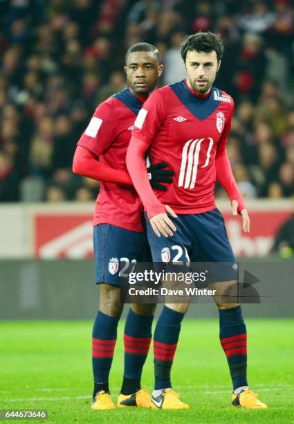 Aurelien CHEDJOU / Marko BASA - - Lille / Bordeaux - 27e journee de Ligue 1, Photo: Dave Winter / Icon Sport