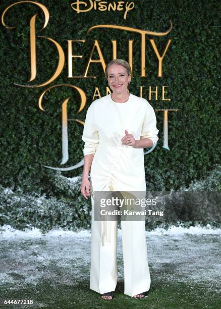 Emma Thompson attends the UK launch event for "Beauty And The Beast" at Spencer House on February 23, 2017 in London, England.
