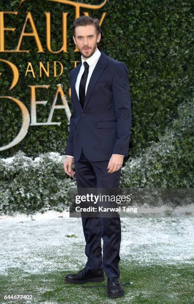 Dan Stevens attends UK launch event for "Beauty And The Beast" at Spencer House on February 23, 2017 in London, England.