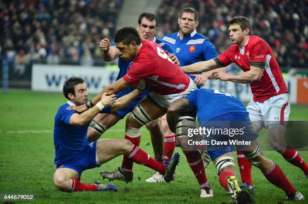 Toby FALETAU - - France / Pays des Galles - Tournoi des 6 Nations 2013 - Photo: Dave Winter / Icon Sport.