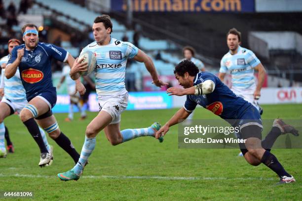 Juan IMHOFF / Remi VAQUIN / Senio Junior PELESASA - - Racing Metro 92 / Agen - 14e journee de Top 14 -, Photo: Dave Winter / Icon Sport