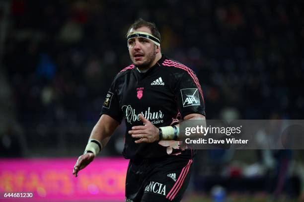 David ATTOUB - - Stade Francais / Grenoble - 16e journee de Top 14 , Photo: Dave Winter / Icon Sport.