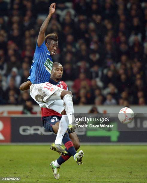 Franck BERIA / Aurelien CHEDJOU - - Lille / Brest - 12e journee Ligue 1, Photo: Dave Winter / Icon Sport