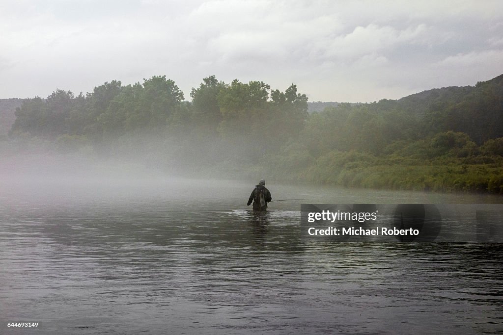 Fishing in the fog