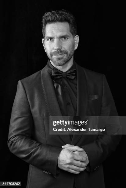 Arap Bethke poses at Univision's 29th Edition of Premio Lo Nuestro A La Musica Latina at the American Airlines Arena on February 23, 2017 in Miami,...