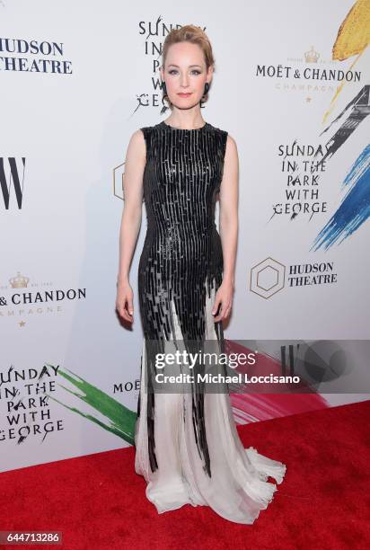 Actress Erin Davie attends 'Sunday In The Park With George' Broadway opening night after party at New York Public Library on February 23, 2017 in New...