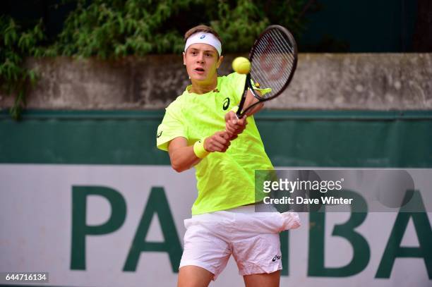 Maxime JANVIER - - Jour 8 - Roland Garros 2013 - , Photo: Dave Winter / Icon Sport