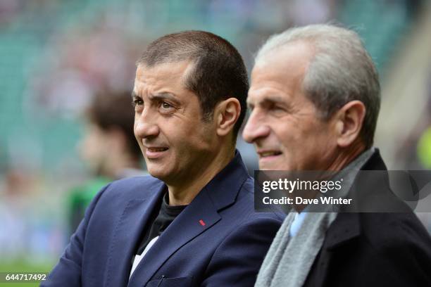 Mourad BOUDJELLAL / Hubert FALCO - - Saracens / Toulon - 1/2Finale de H Cup -Twickenham , Photo: Dave Winter / Icon Sport