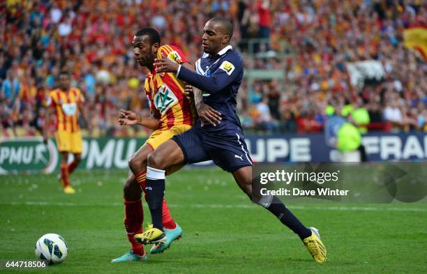 Alassane TOURE / Nicolas MAURICE BELAY - - Lens / Bordeaux - 1/4Finale Coupe de France, Photo : Dave Winter / Icon Sport