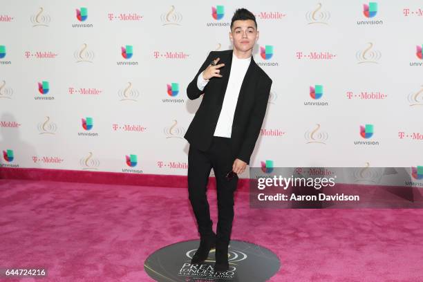 Attends Univision's 29th Edition of Premio Lo Nuestro A La Musica Latina at the American Airlines Arena on February 23, 2017 in Miami, Florida.