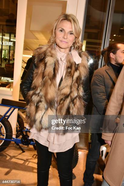 Alexandra Bronkers attends 'Facade16' Magazine Issue Launch at Colette on February 23, 2017 in Paris, France.