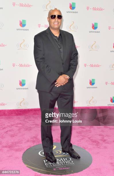 Lobo attends Univision's 29th Edition of Premio Lo Nuestro A La Musica Latina at the American Airlines Arena on February 23, 2017 in Miami, Florida.