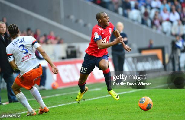 Djibril SIDIBE / Daniel CONGRE - - Lille / Montpellier - 28e journee Ligue 1, Photo : Dave Winter / Icon Sport