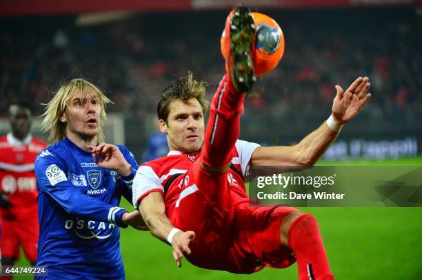 Gary KAGELMACHER / Milos KRASIC - - Valenciennes / Bastia - 20e journee Ligue 1, Photo : Dave Winter / Icon Sport