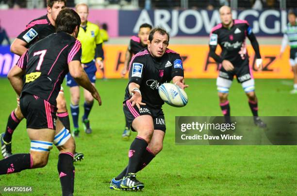 David ATTOUB - - Stade Francais / London Irish - Challenge Europeen 2013/2014, Photo : Dave Winter / Icon Sport