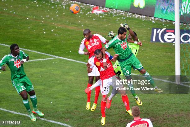 Kossi AGASSA - - Reims / Saint Etienne - 33eme journee de Ligue 1, Photo : Dave Winter / Icon Sport