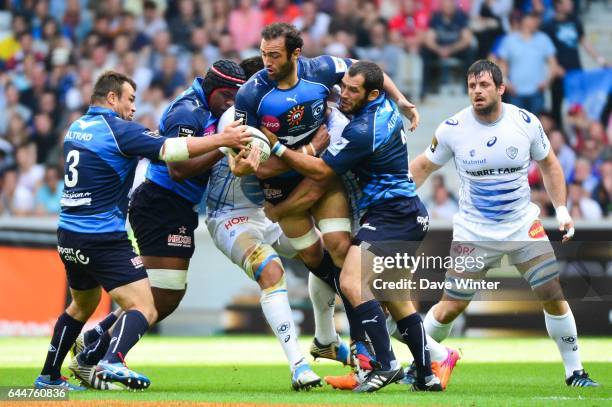 Mamuka GORGODZE - - Montpellier / Castres - 1/2Finale Top 14 -Lille, Photo : Dave Winter / Icon Sport