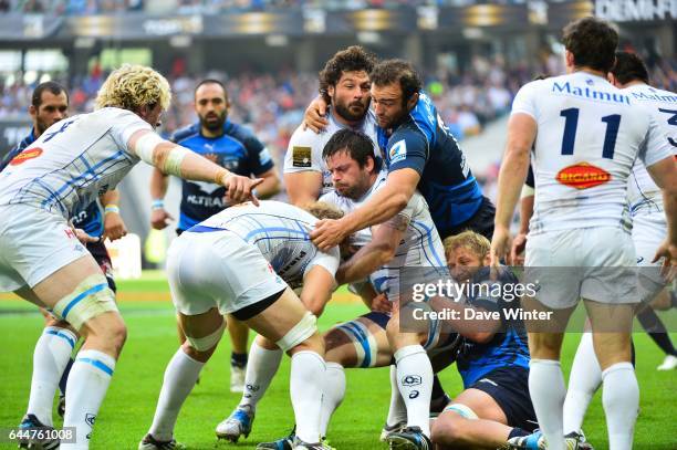 Rodrigo CAPO ORTEGA / Mamuka GORGODZE - - Montpellier / Castres - 1/2Finale Top 14 -Lille, Photo : Dave Winter / Icon Sport