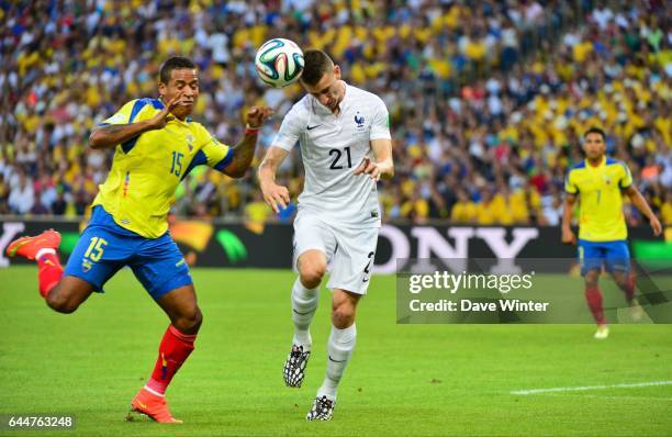 Laurent KOSCIELNY / Michael ARROYO - - France / Equateur - Coupe du Monde 2014 -, Photo : Dave Winter / Icon Sport