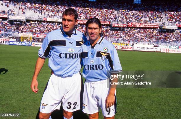 Christian VIERI / Marcelo SALAS - - Piacenza / Lazio Rome - Serie A, Photo : Alain Gadoffre / Icon Sport