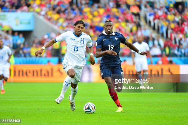 Carlo COSTLY / Paul POGBA - - France / Honduras - Coupe du Monde 2014 -, Photo : Dave Winter / Icon Sport