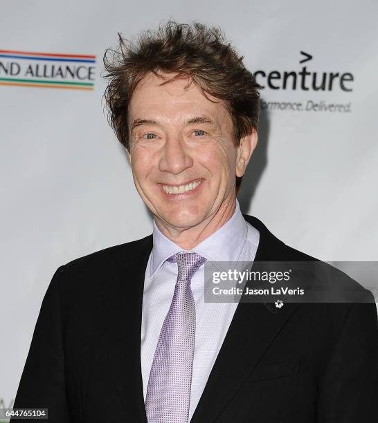 Actor Martin Short attends the 12th annual Oscar Wilde Awards at Bad Robot on February 23, 2017 in Santa Monica, California.