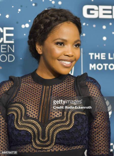 Actress Terry Pheto attends the Essence 10th Annual Black Women in Hollywood Awards Gala at the Beverly Wilshire Four Seasons Hotel on February 23,...