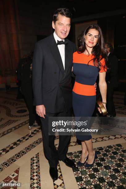 Charles Murphy and Annabella Murphy attend Museum of the City of New York Winter Ball at Cipriani 42nd Street on February 23, 2017 in New York City.