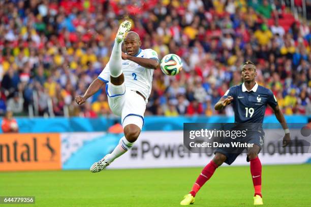 Osman CHAVEZ - - France / Honduras - Coupe du Monde 2014 , Photo : Dave Winter / Icon Sport