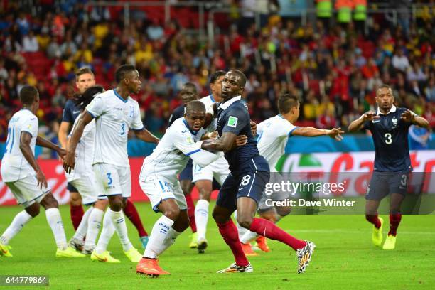 Moussa SISSOKO / Boniek GARCIA - - France / Honduras - Coupe du Monde 2014 , Photo : Dave Winter / Icon Sport