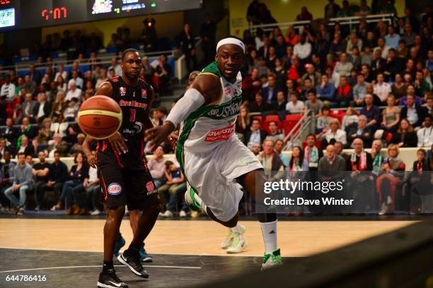 Johan PASSAVE DUCTEIL / Florent PIETRUS - - Nancy / Nanterre - Finale de la Coupe de France 2014, Photo : Dave Winter / Icon Sport