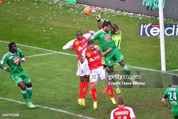Kossi AGASSA - - Reims / Saint Etienne - 33eme journee de Ligue 1, Photo : Dave Winter / Icon Sport