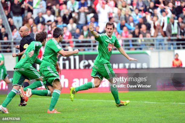 Joie Francois CLERC - - Reims / Saint Etienne - 33eme journee de Ligue 1, Photo : Dave Winter / Icon Sport