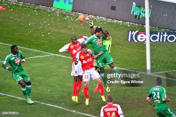 Kossi AGASSA- - Reims / Saint Etienne - 33eme journee de Ligue 1, Photo : Dave Winter / Icon Sport