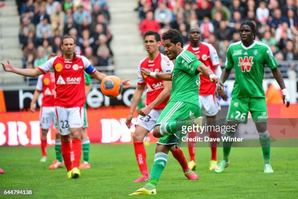 Reims / Saint Etienne - 33eme journee de Ligue 1, Photo : Dave Winter / Icon Sport