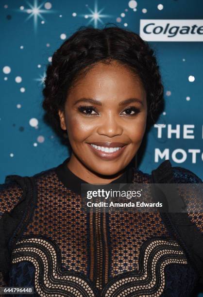 Actress Terry Pheto arrives at the Essence 10th Annual Black Women in Hollywood Awards Gala at the Beverly Wilshire Four Seasons Hotel on February...