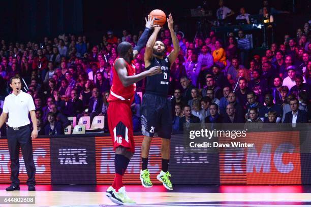 Daequan COOK / Nobel BOUNGOU COLO - - All Star Game -Paris - Zenith, Photo : Dave Winter / Icon Sport