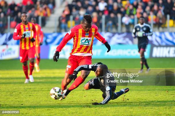 Jean Philippe GBAMIN / Mouhamadou DABO - - Lens / Lyon - Coupe de France, Photo : Dave Winter / Icon Sport