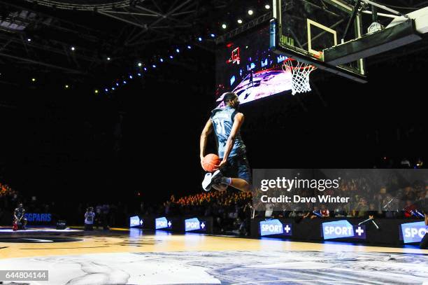 James SOUTHERLAND - concours de dunks - - All Star Game -Paris - Zenith, Photo : Dave Winter / Icon Sport