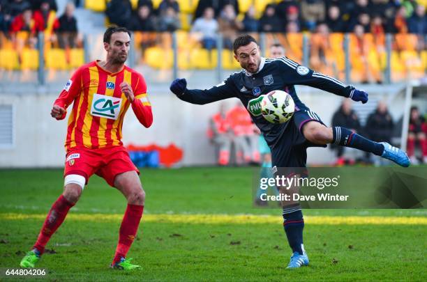 Steed MALBRANQUE / Jerome LE MOIGNE - - Lens / Lyon - Coupe de France, Photo : Dave Winter / Icon Sport