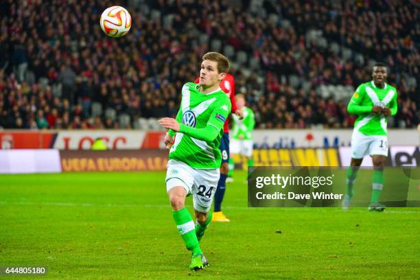 Sebastian JUNG - - Lille / Wolfsbourg - Europa League, Photo : Dave Winter / Icon Sport