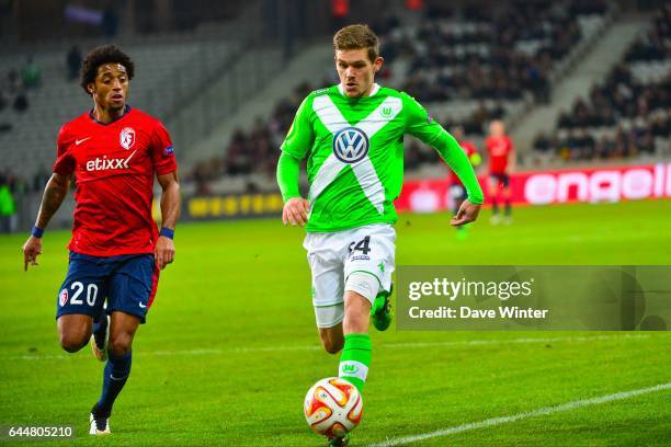 Sebastian JUNG - - Lille / Wolfsbourg - Europa League, Photo : Dave Winter / Icon Sport
