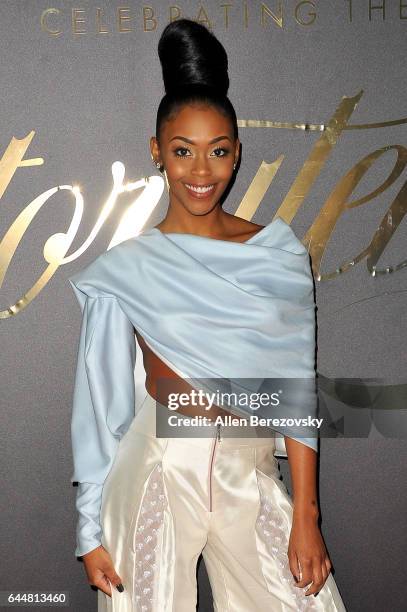 Actress Nafessa Williams attends EBONY Magazine and iTunes Movies' 2nd Annual Pre-Oscar Celebration at Delilah on February 23, 2017 in West...