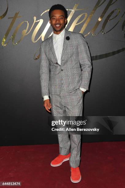 Actor Algee Smith attends EBONY Magazine and iTunes Movies' 2nd Annual Pre-Oscar Celebration at Delilah on February 23, 2017 in West Hollywood,...