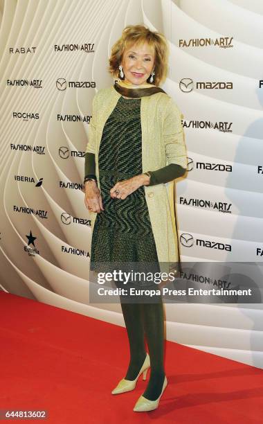 Maria Teresa Fernandez de la Vega attend the 'Fashion & arts' photocall at Reina Sofia museum on February 23, 2017 in Madrid, Spain.