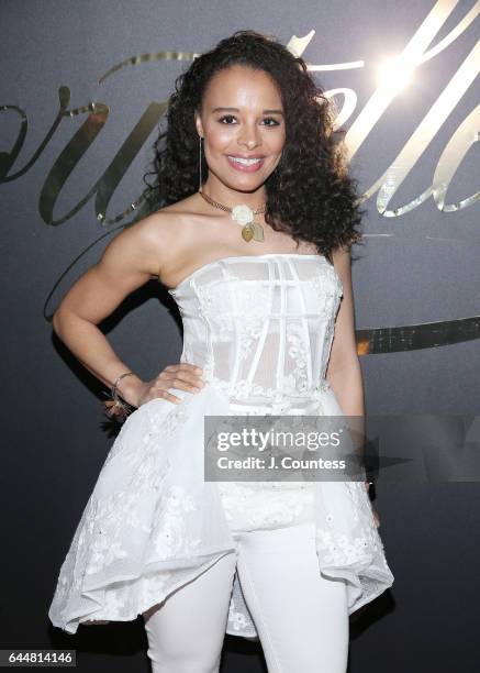 Actress/singer Antonique Smith attends the EBONY Magazine And iTunes Movies' 2nd Annual Pre-Oscar Celebration at Delilah on February 23, 2017 in West...