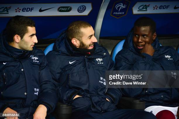 Maxime GONALONS / Karim BENZEMA / Kurt ZOUMA - - France / Suede - Match Amical -Marseille, Photo : Dave Winter / Icon Sport