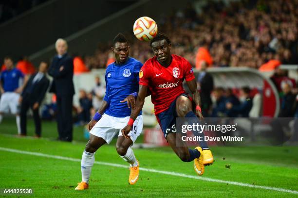 Christian ATSU / Pape SOUARE - - Lille / Everton - Europa League, Photo : Dave Winter / Icon Sport