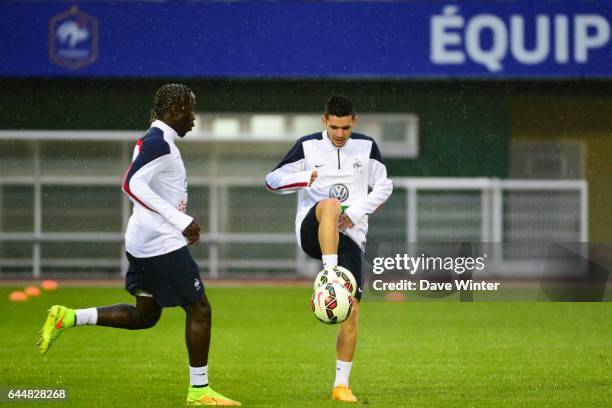 Bacary SAGNA / Remy CABELLA - - Entrainement Equipe de France -Clairefontaine, Photo : Dave Winter / Icon Sport